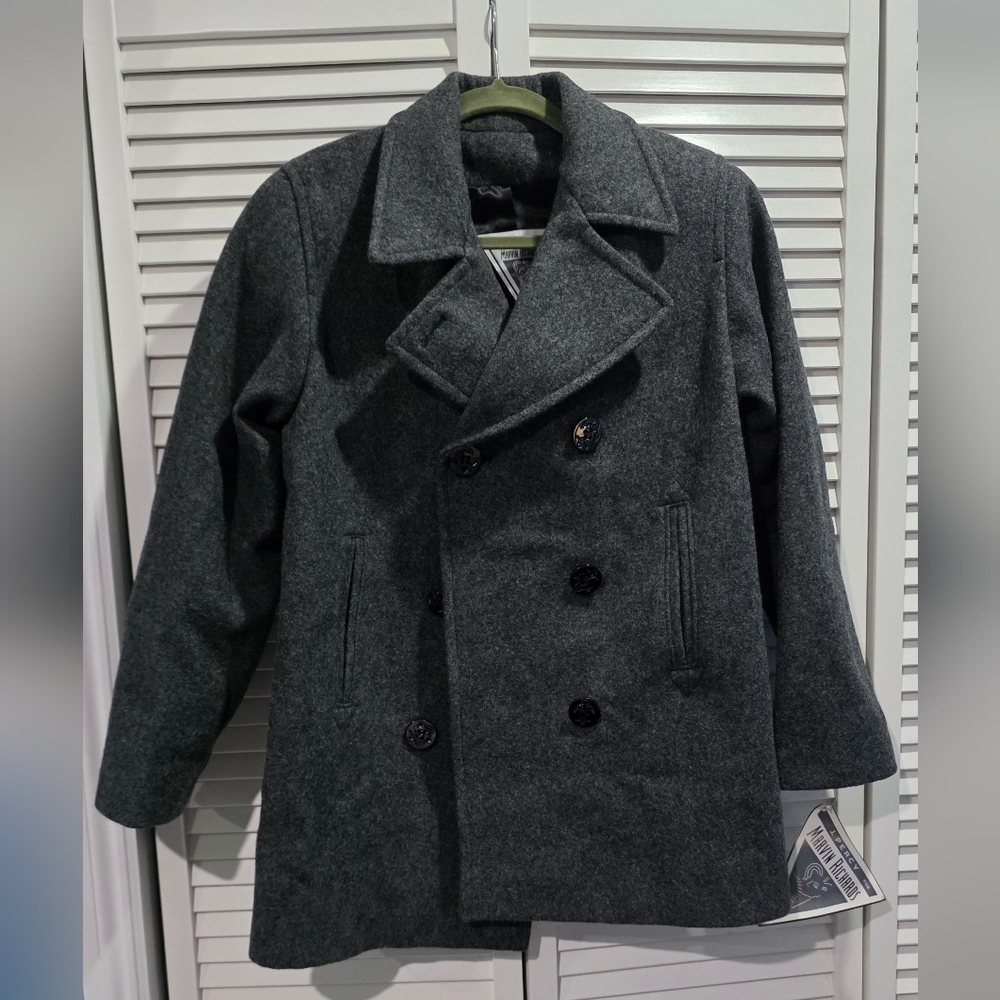 NWT Vintage J. Percy For Marvin Richards Women's Wool Peacoat